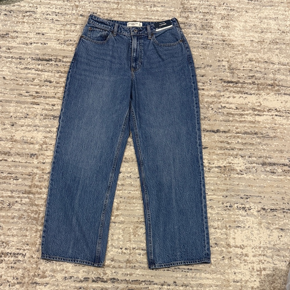 Abercrombie & Fitch High Rise Blue Jeans